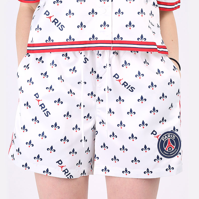 Женские шорты Jordan Paris Saint-Germain Women's Printed Shorts (DC3821-100)  - цена, описание, фото 3